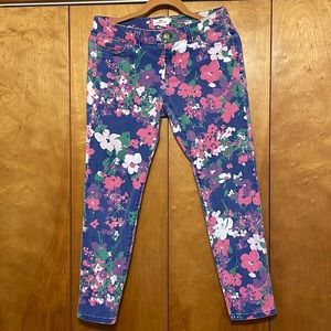 Vineyard Vines Floral Ankle Jeans - Size 6